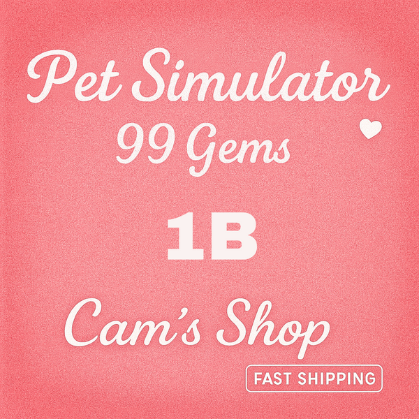 Pet Simulator 99 Gems 1B-100B